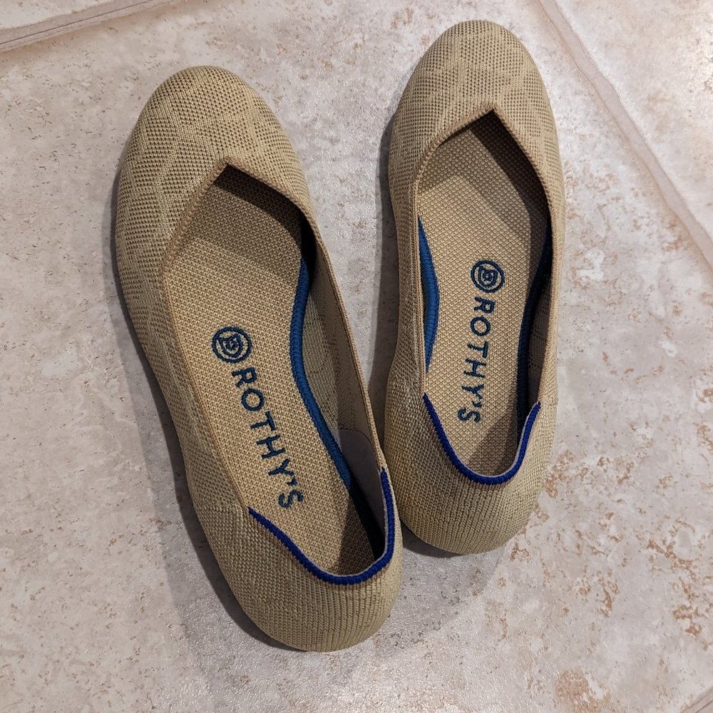 Gold Sahara ballet flats (retired)